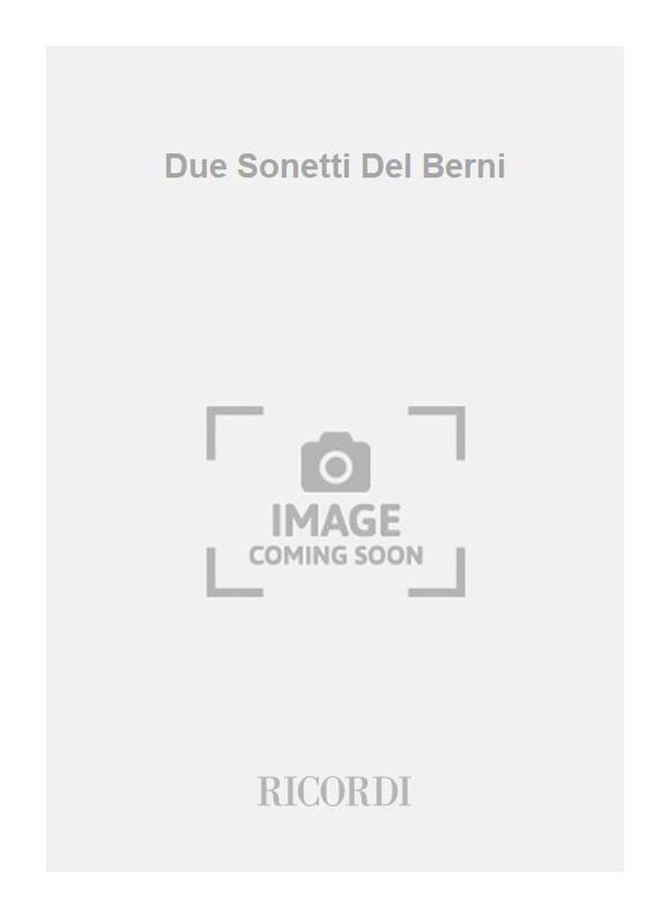Due Sonetti Del Berni